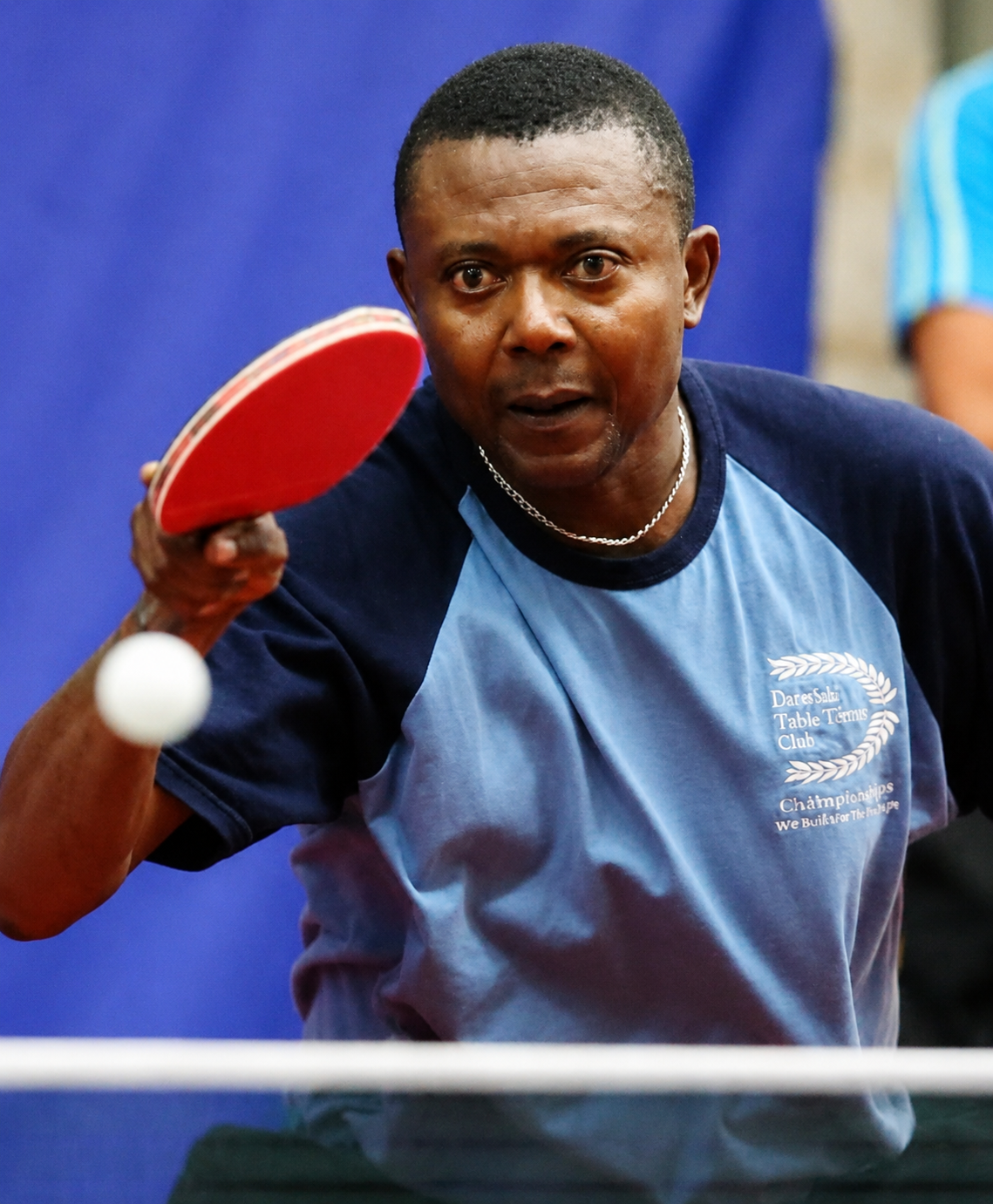 Head Coach Abdul Wuraola, former England No.1, at Dulwich Table Tennis Club