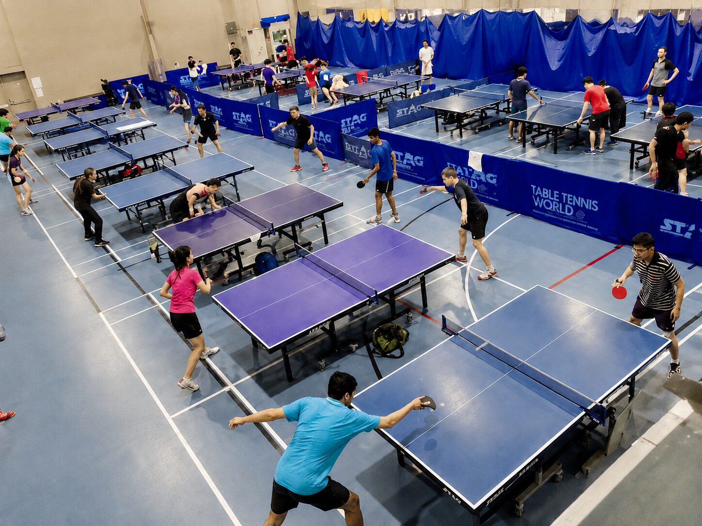 Dulwich Table Tennis Club coaching hall
